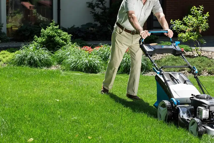 Can you mow wet grass Wilmington, NC